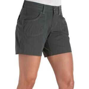 Kuhl Kontra Shorts 6" Inseam Stretch Flat Front Pockets Mid Rise Green 6